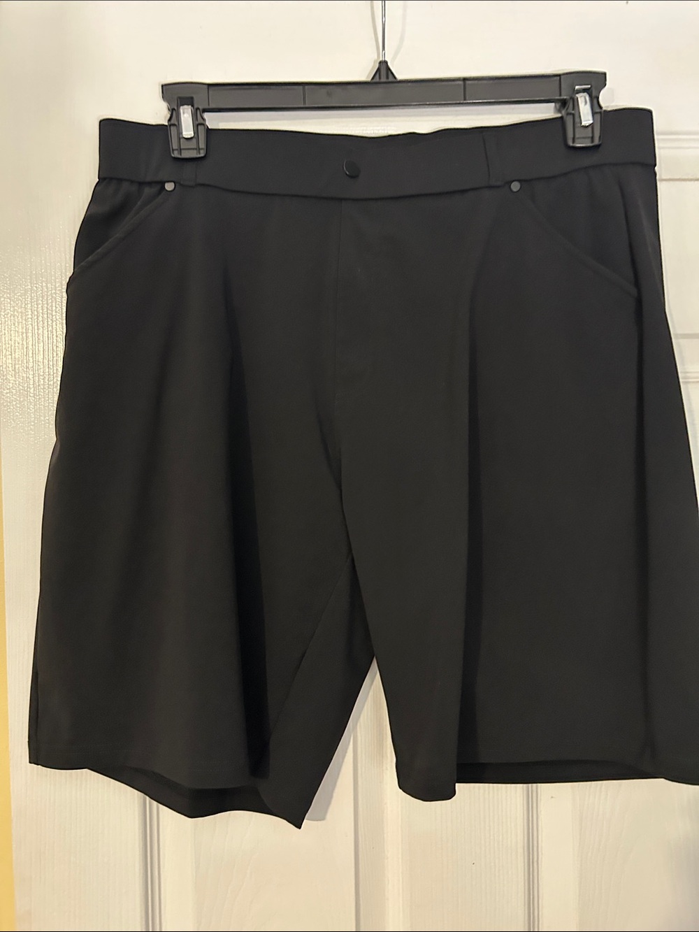 Women s Black Performance Golf Shorts